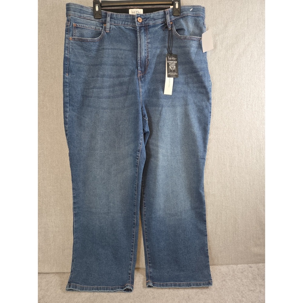 NICOLE MILLER Jeans 20 NOMAD Super Hi Rise Wide Leg Relaxed Stretch Comfort NEW